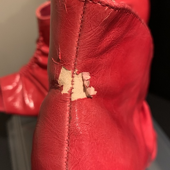 QUPID Women’s Pink Open Toed Ankle Bootie Heels - Picture 16 of 16